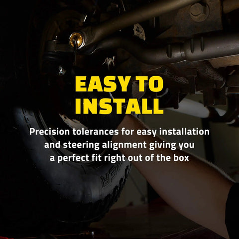 Steering Tie Rod End Replacement for 1999-2006 Chevrolet Silverado 1500 and Compatible Cadillac Escalade Models, Heavy Duty Front End Steering Component for Precise Handling, Durable OEM-Quality Part Built to Last installed on front suspension