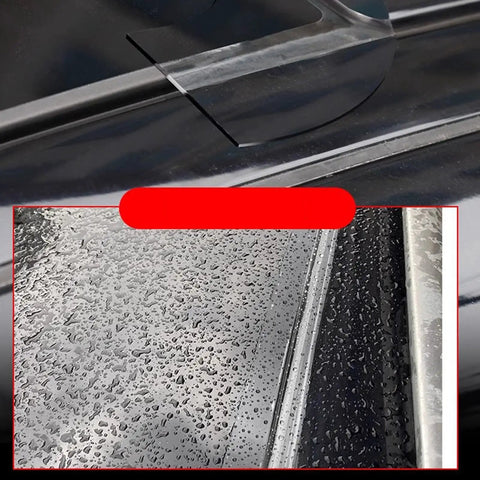 Transparent Sunroof Seal Tape For Leak Proof DIY Fix, Weatherproof Dustproof Adhesive Seal Strip For Panoramic Roofs.