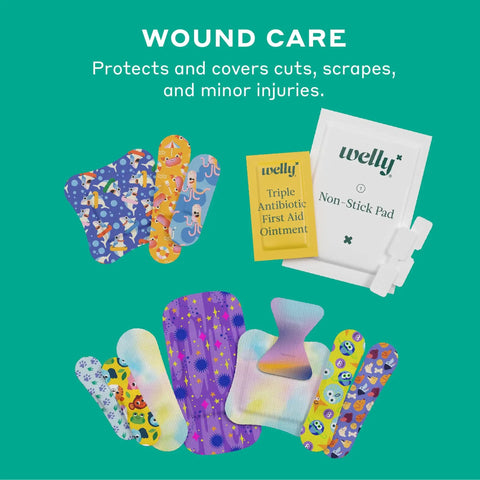 Comprehensive First Aid Kit With 240 Pieces For Grab And Go Home Car Or Travel FSA Eligible Adhesive Bandages Tape And Nonstick Pads