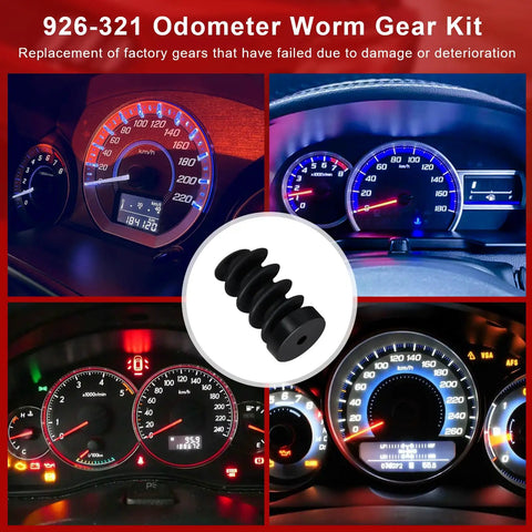 Odometer Gear Kit Replacement For Ford Ranger 1995 1996 1997 1998 1999 Speedometer Worm Gear Fits Select Ford Mazda Mercury Models