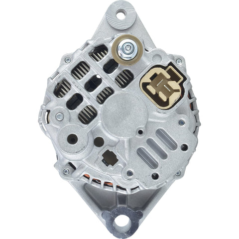 Replacement Beefy 12V 45Amp Alternator With Internal Regulator For Kubota M7040 Series Tractors rear view