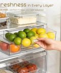 3 Pack Clear Acrylic Stackable Storage Drawers For Makeup And Bathroom Organizer Sleek Vanity Bins To Zap Countertop Messes And Keep Your Daily Grind Totally Fresh For Tight Room Setups with lemons and limes