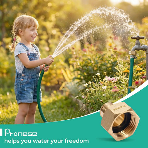 Heavy Duty Solid Brass Garden Hose Adapter Swivel Connector From One Half Inch PEX Barb To Three Quarter Inch GHT Female For Lawn Irrigation Boat RV Water Systems No Tools Needed For Easy Setup Leakproof 360 Degree Swivel, brass hose fitting