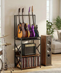 Show Off Your Sweet Guitar Collection With This Super Cool 3 Tier Music Stand. Holds Five Strummers Safe And Sound.