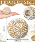 Killer 2 Pack Boho Knot Toilet Bolt Caps Ceramic Screw Covers, beige, 1.67in size, used for decorative toilet upgrades.