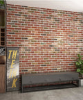20 Pack Faux Brick 3D Wall Panels Peel And Stick In Red Brown Self Adhesive Waterproof Foam Wallpaper for living room
