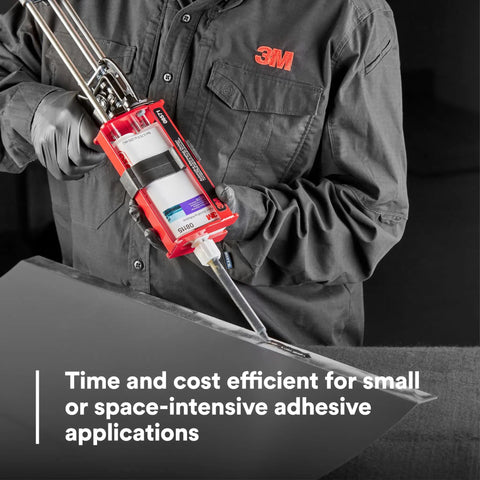 Manual Cartridge Applicator For Two Part Adhesives With Precise Dispensing And Steady Control, 200 Milliliters Capacity in use.