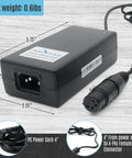 12V 10A AC Power Supply With 4 Pin XLR Female Connector Universal 100 To 240V Input Continuous Power Adapter