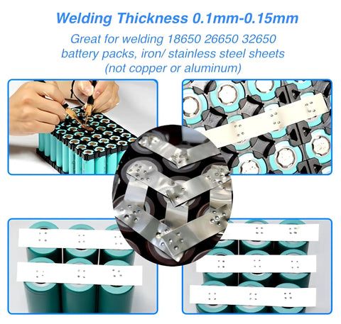5000W Battery Spot Welder Portable Handheld On The Go Welding Machine For 18650 Battery Packs Adjustable Current details