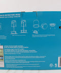 Back packaging instructions for 4 Inch White Led Recessed Light Trim 4 Pack 5000K Daylight Can Bulb Upgrade Dimmable.