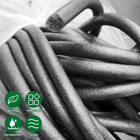 Market Grade Foam Backer Rod For Reliable Gap Sealing And Concrete Crack Filling, Heavy Duty Caulk Saver Joint Rope 1 Inch By 10 Feet, showing flexible foam in a coil.