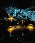 Solar Powered Floating Globes For Pool Pond Patio And Hot Tub Outdoor Lanterns That Look Like Candles Or Torches Perfect Party Decor