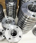 Stack of Carbon Steel Slip On Flange Three Quarters Inch With Neck Forged Raised Face Class 150 For Industry And Engineering Pipe Fittings