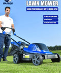 40V 16 Inch Brushless Electric Cordless Lawn Mower For Small Yards With Easy Start, Quiet Operation, And Wide Cutting Path For Quick, Hassle Free Lawn Care That Makes Mowing A Breeze.