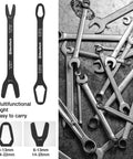 Universal Wrench Set With 38 Pieces Dual SAE And Metric Wrenches From One Quarter Inch To One Inch And Six To Twenty Five Millimeters Two Piece Carbon Steel With Corrosion Resistant Finish Ideal For Home And Auto Repairs on a flat surface