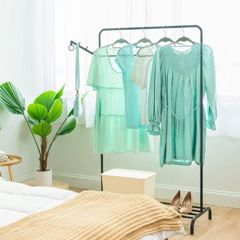 Heavy Duty Clothing Rack With Secure Metal Shelf And Smooth Rod Designed To Kick Dresser Clutter Out The Door While Keeping Your Fresh Threads Sorted And Ready For Any Hang Session Or Quick Morning Grab