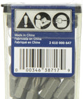 Beefy Heavy Duty Impact Phillips Insert Bit One Inch P2 Point One Quarter Inch Shank 15 Piece Set in packaging