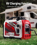 Hella Reliable 4000 Peak Watt Portable Inverter Generator Delivering 3200 Smooth Running Watts EPA Certified for RV charging.
