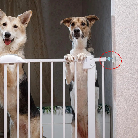 Gate Hardware Mount Kit With Threaded Screw Rods And Spindle Adapter For Staircase Safety Gates Easy Installation Sturdy ABS And Steel Construction Ideal For Baby Proofing And Pets In Doorways, wall-mounted pet gate with threaded rod