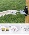 10 Pack Plastic Electric Fence Gate Handles With Insulated Hooks For No Fuss Gate Operation And Durable Fencing Setup