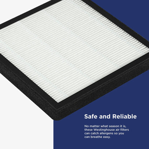 True HEPA H13 Filter Replacement For 1701 And 1702 Air Purifiers 4 Pack Medical Grade Filtration close-up view