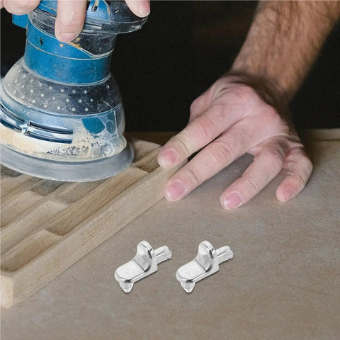 Glass Shelf Clips Durable Aluminum Alloy Adjustable Supports For Cabinets And Wood Shelving Silver Anti Oxidation Rust Resistant