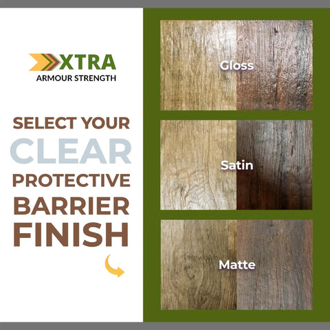 Three wood finishes: gloss, satin, matte. GlazeGuard Satin Porcelain And Ceramic Tile Sealer For Floors Walls And Showers Two Part Professional Grade Kit One Quart Water And Stain Barrier Protects Stone Tile Surfaces With A Smooth Satin Finish.