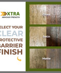 Tile And Grout Sealer With Clear Protective Finish For Shower Floors And Ceramic Porcelain And Natural Stone, High Gloss Wet Look Finish, Bonds To Glazed And Unglazed Tile, Easy Wipe Down Grout Protection, 1 Quart; gloss, satin, and matte options shown.