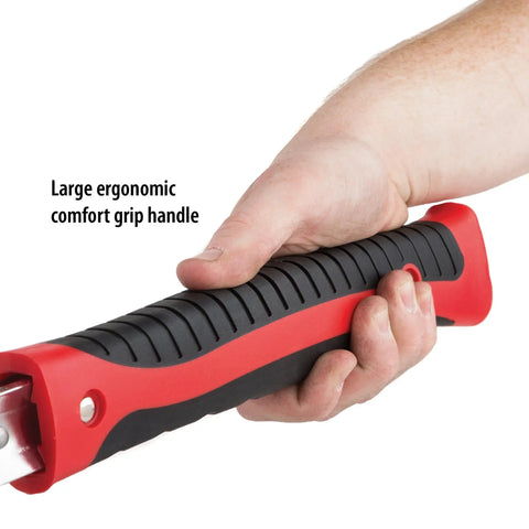 Close-up of ergonomic handle on Portable 4 Ton Dual Gear Power Puller All In One Lightweight Beast Under 10 Lbs With Sturdy Carry Case