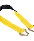 Two Inch Wide By Thirty Six Inch Long Premium Axle Tie Down Strap With D Rings, Heavy Duty Trailer Tie Down, Abrasion Resistant Hi Test Webbing, 3,333 Lbs Working Load Limit