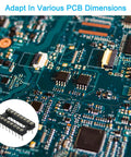 Circuit board with 2.54mm Pitch DIP IC Socket Connector Dual Row 16 Pins Round Pins Soldering For Electronics DIY Kits inset