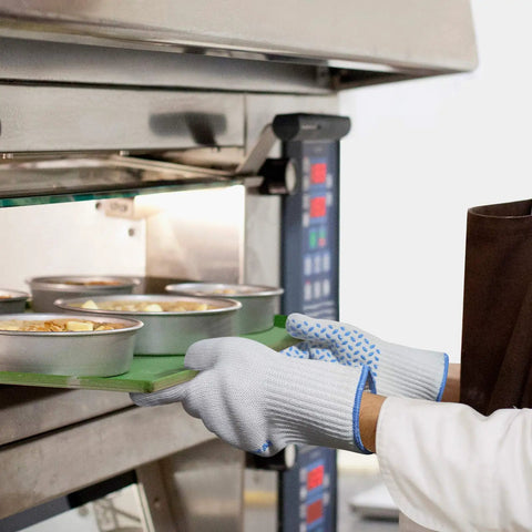 Badass Silicone Oven Mitts With Flexible Fingers, 932 Degree Heat Proof Protection, Super Grippy Kitchen Gear That Handles All Your Grilling Baking And Smoky Meats