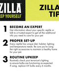Tips on expert care and maintenance for reptile habitats, emphasizing lighting and setup for Reptile Habitat Lighting And Terrarium Power Center With Digital 24 Seven Timer Eight Outlets Four Day Night Alternating And Four Constant Power Easy LCD Programming For Total Habitat Control