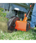 20V Max Cordless Lawn Edger Kit with 1.5 Ah Battery and Charger Included 4 position adjustable height lightweight design in use