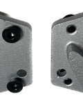 Diamond Tooling SAS 2 Bar Diamond 60 And 80 Grit Soft Bond Abrasive Pads in silver, designed for glass and stone finishing.