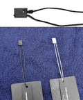 Heavy Duty Nylon Hang Tag Strings With Self Locking Quick Snap Binders 7 Inch displaying black and white fasteners on fabric.