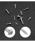 600 And 1200 Piece Miniature Self Tapping Screws Set, Crosshead Phillips Head Carbon Steel Kit for repairs