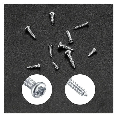 600 And 1200 Piece Miniature Self Tapping Screws Set, Crosshead Phillips Head Carbon Steel Kit for repairs