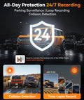 G900 Tripro Bumper 3 Channel 4K Mirror Dash Cam With 8MP STARVIS 2 IMX678 Night Vision showing collision detection feature