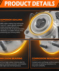 Close-up of Front Wheel Hub Bearing Assembly 515073 for Dodge Ram 1500 with 5 lug design, superior sealing, and corrosion resistance.