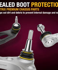 Premium Rear Lower Forward Control Arm Kit Fits Dodge Journey 2009 2010 Avenger 2008 2010 Cirrus 2007 2010 Sebring 2007 2010 Pre Greased Steel RK641853 Includes Two Arms For A Smooth Ride And Long Lasting Durability. sealed boot control arms with metal ball studs