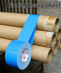 Blue Duct Tape 3 Inch By 60 Yards Waterproof 9 Mil Heavy Duty Tape For Indoor Outdoor Use No Residue Pro Grade All Weather Easy Tear Utility Tape For Home Projects And Repairs binding stacked cardboard tubes