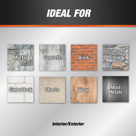 Textured Mortar Filler And Sealant For Exterior And Interior Concrete, Ideal For Mortar, Brick, Stucco, Stone surfaces