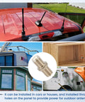 SO239 To SO239 UHF Female Bulkhead Adapter RF Coax Coupler For CB Ham Radio PL259 Plug in various installations, 2 pack