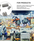 Industrial Grade 300-Piece M3 To M8 304 Stainless Steel Hex Socket Set Screws with Oval Cup Point for machinery use