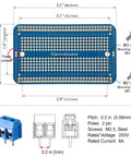 Prototype Board Breadboard Style PCB Solder Board For DIY Electronic Projects Compatible With Arduino Nano Pro Mini NodeMCU