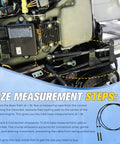 Boat engine with size measurement steps for Gen 1 12Ft Boat Throttle And Shift Cables 2 Pack For Mercury MerCruiser