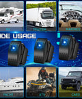 Beef Up Your Ride With A 10 Pack Marine Rocker Switches Waterproof Toggle Set 12V 24V, shown for RV, trailer, marine, yacht, ATV, cars