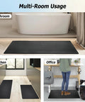 Non Slip Kitchen Floor Mats Set Of 2 With Cushioned Anti Fatigue Memory Foam Ergonomic Standing Mats Waterproof for multi-room use