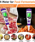 Pro Grade Digital Food PH Meter For Home Canning And Fermentation measuring fermented meats and canned vegetables